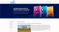 Desktop Screenshot of csmsoft.com.br